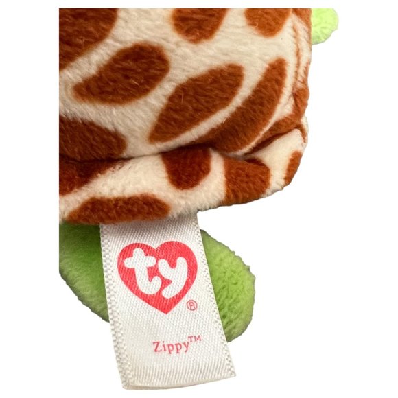 NWT! Ty Beanie Boo's Turtle Zippy Glitter Eyes Birthday May 6 Plush Toy 7" READ - Picture 8 of 11